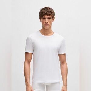 NWOT BOSS White Classic Crew Neck T-Shirt Size X-Large